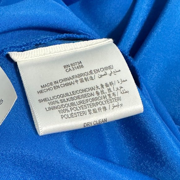 NWT Blue Silk Dress BCBCMaxAzria - Picture 6 of 8